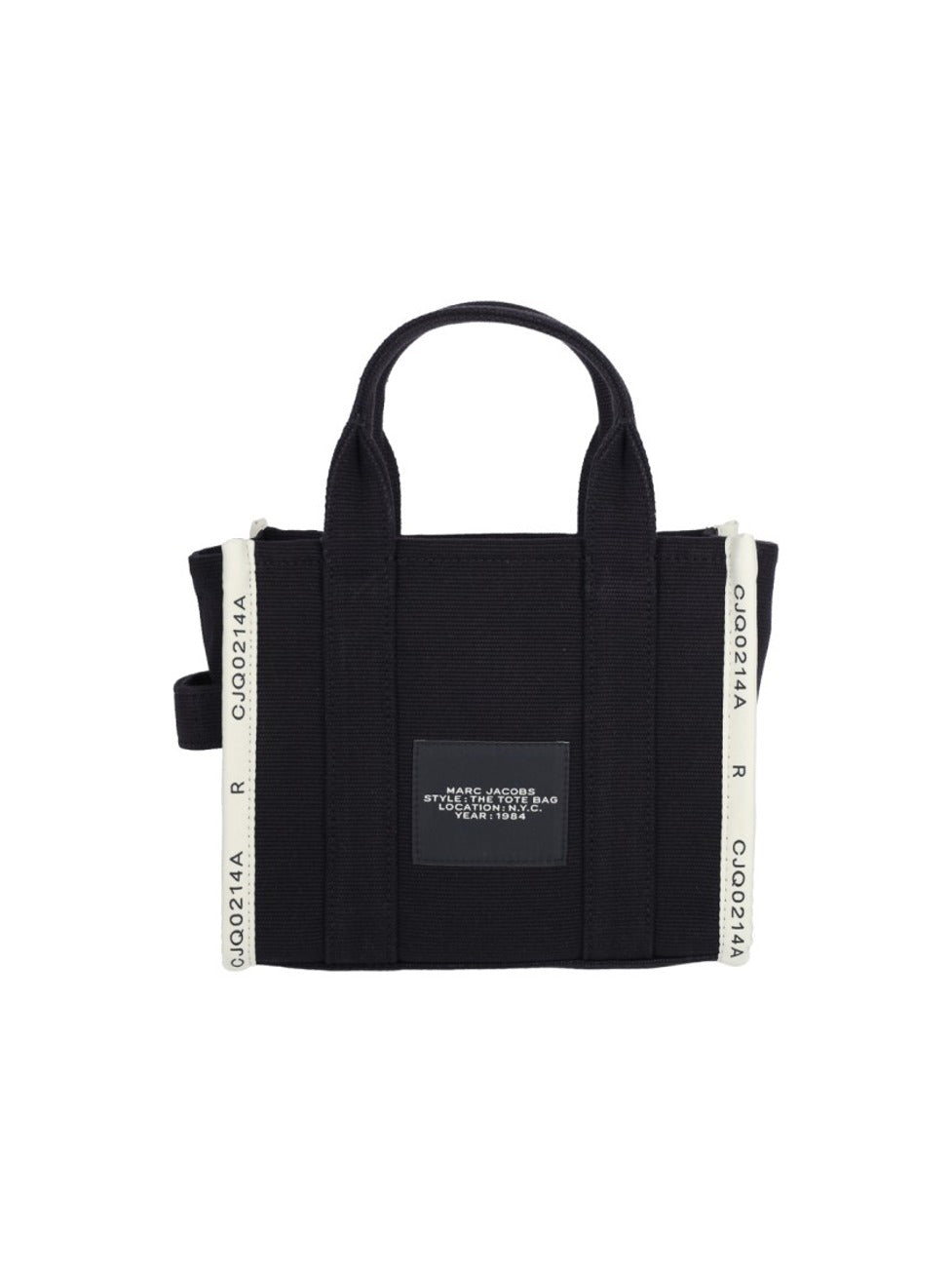 Small Tote Bag "The Jacquard" – Black