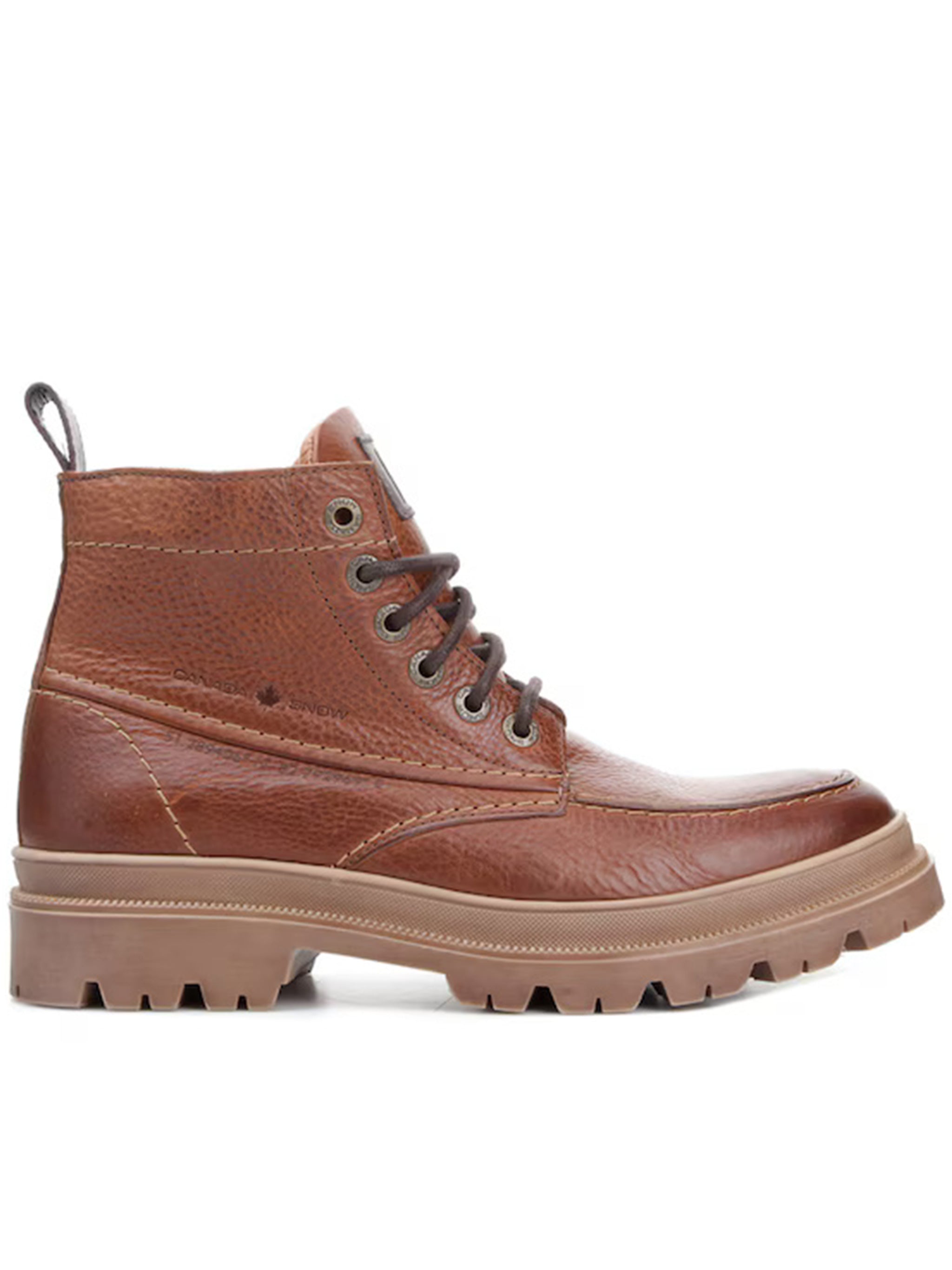 Mount Hektor Textured Leather Lace Boots