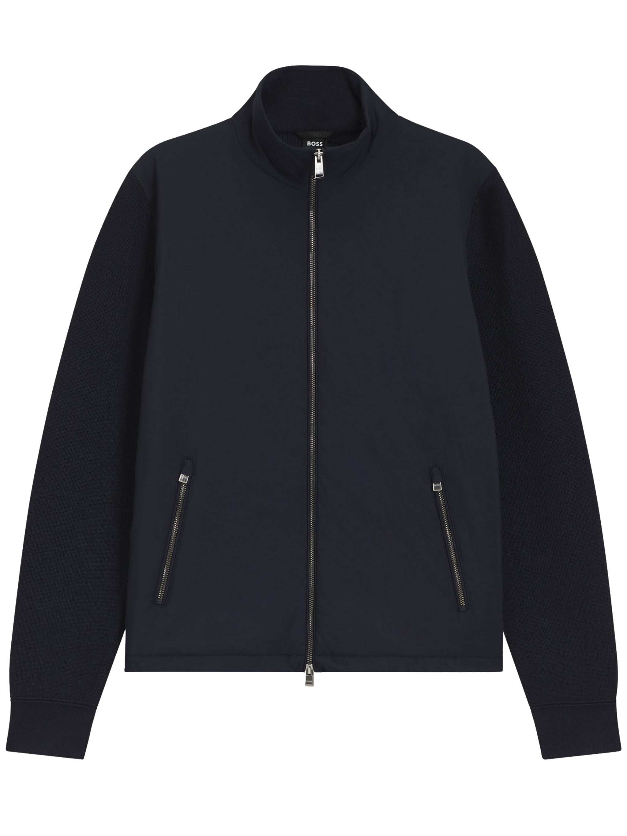 Black P Ulmo Zip-Up Textured Jacket