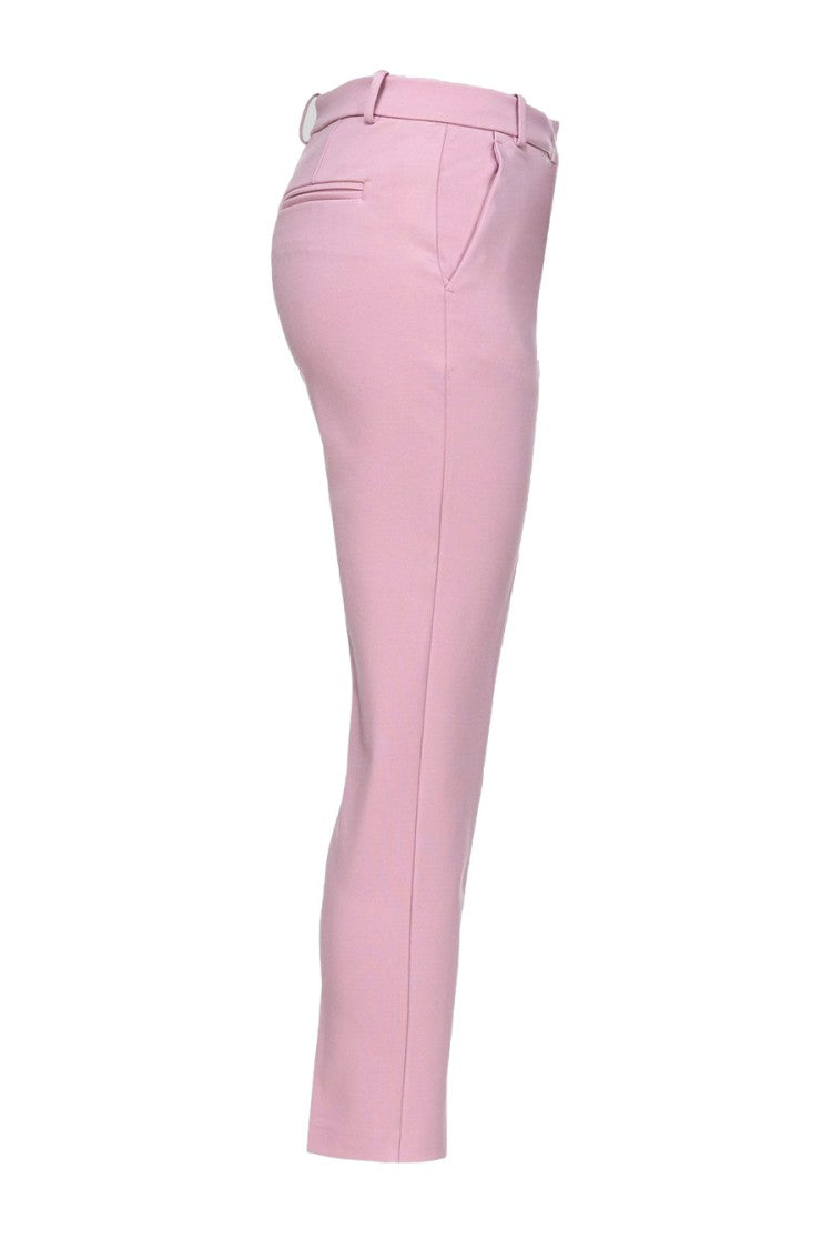 Tailored Trousers With Viscose Blend And Fit