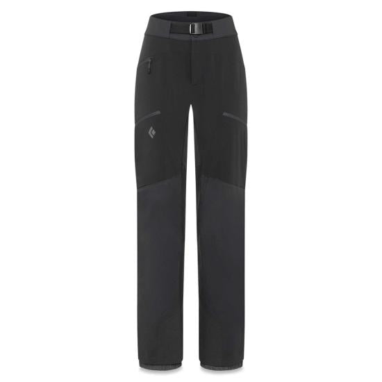 Straight Pants With High Waist And Belted Design