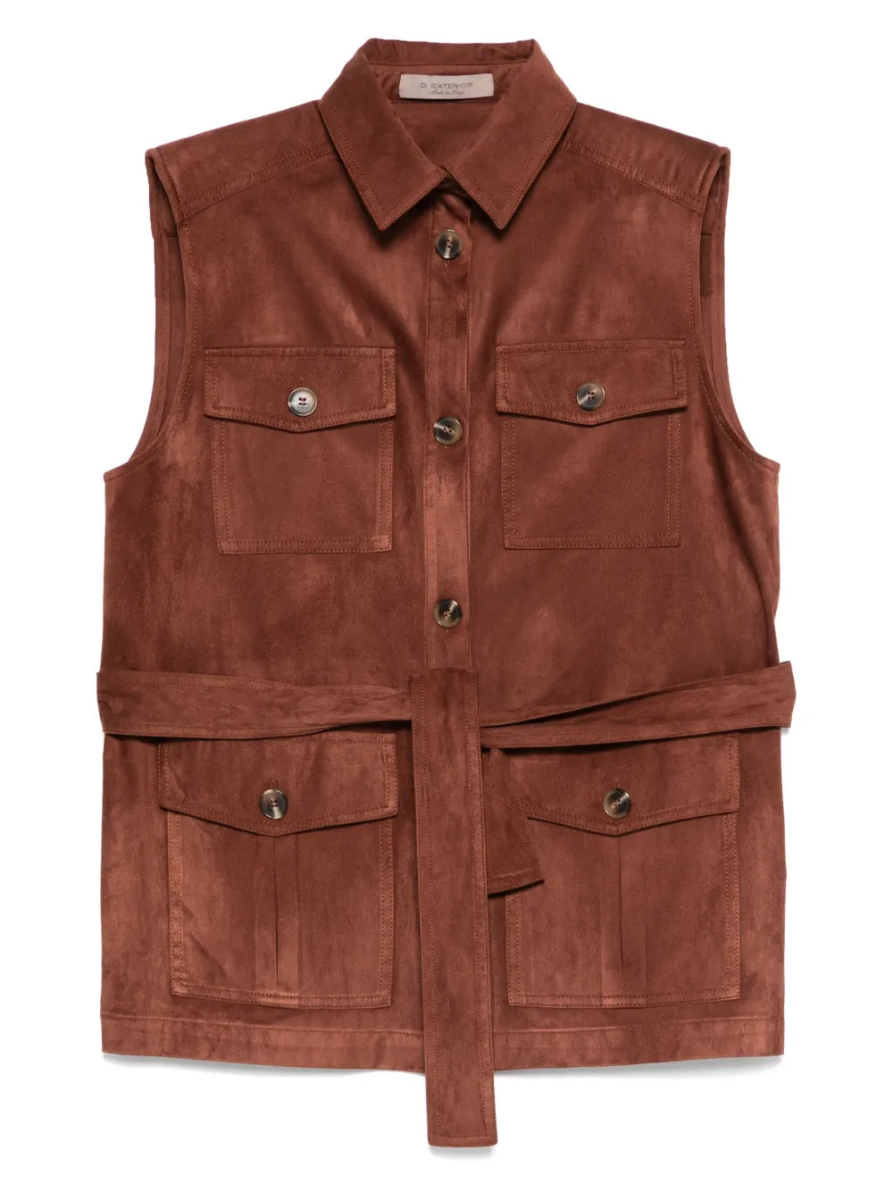 Tailored Sleeveless Gilet With Minimalist Design