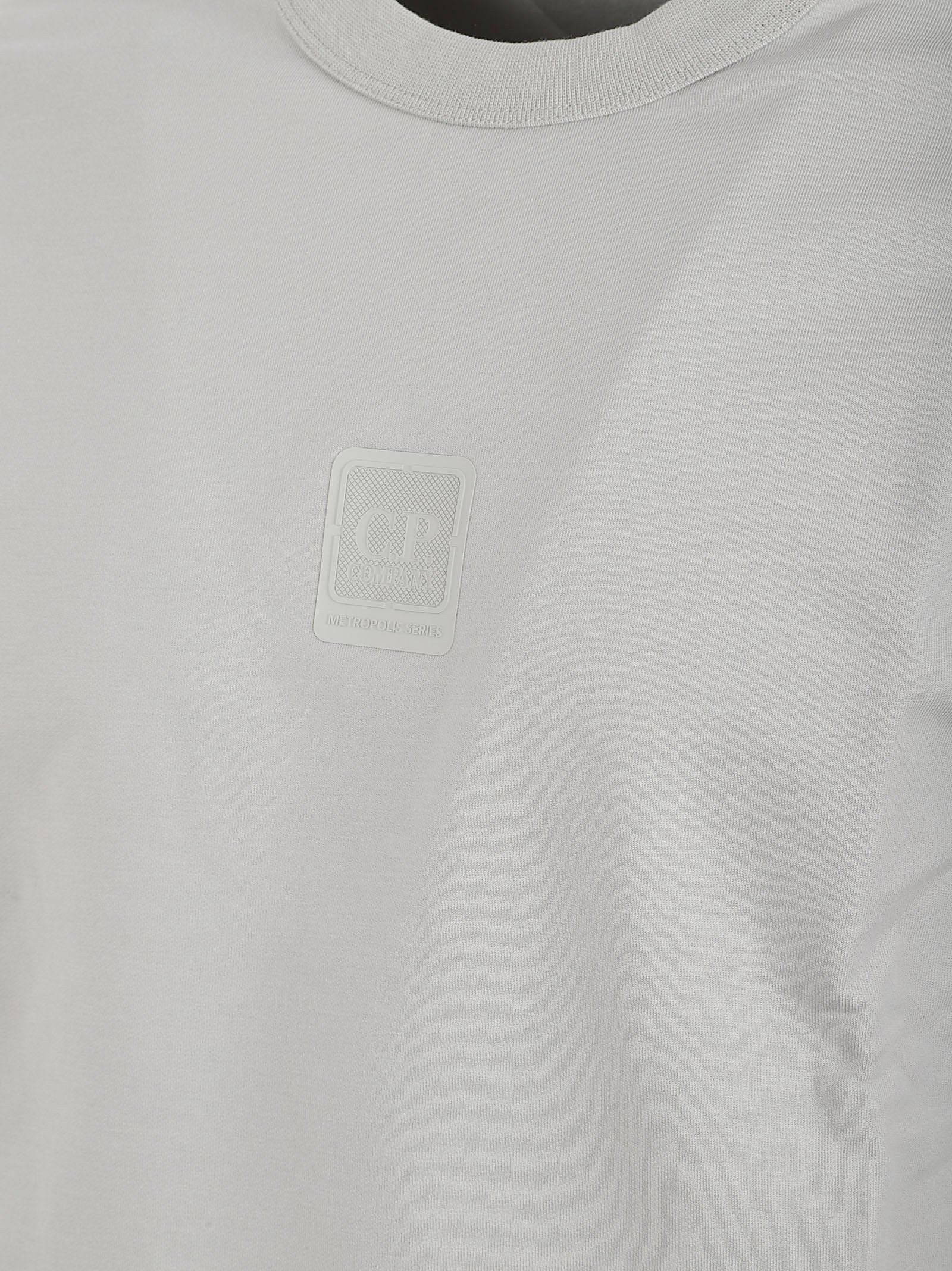 Light Grey Minimalist Crew Neck Sweater
