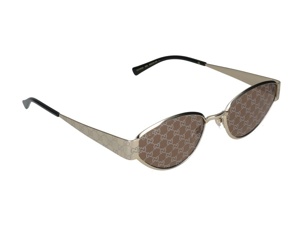 Sunglasses Gucci GG1853S 003 gold gold brown 55/19/145