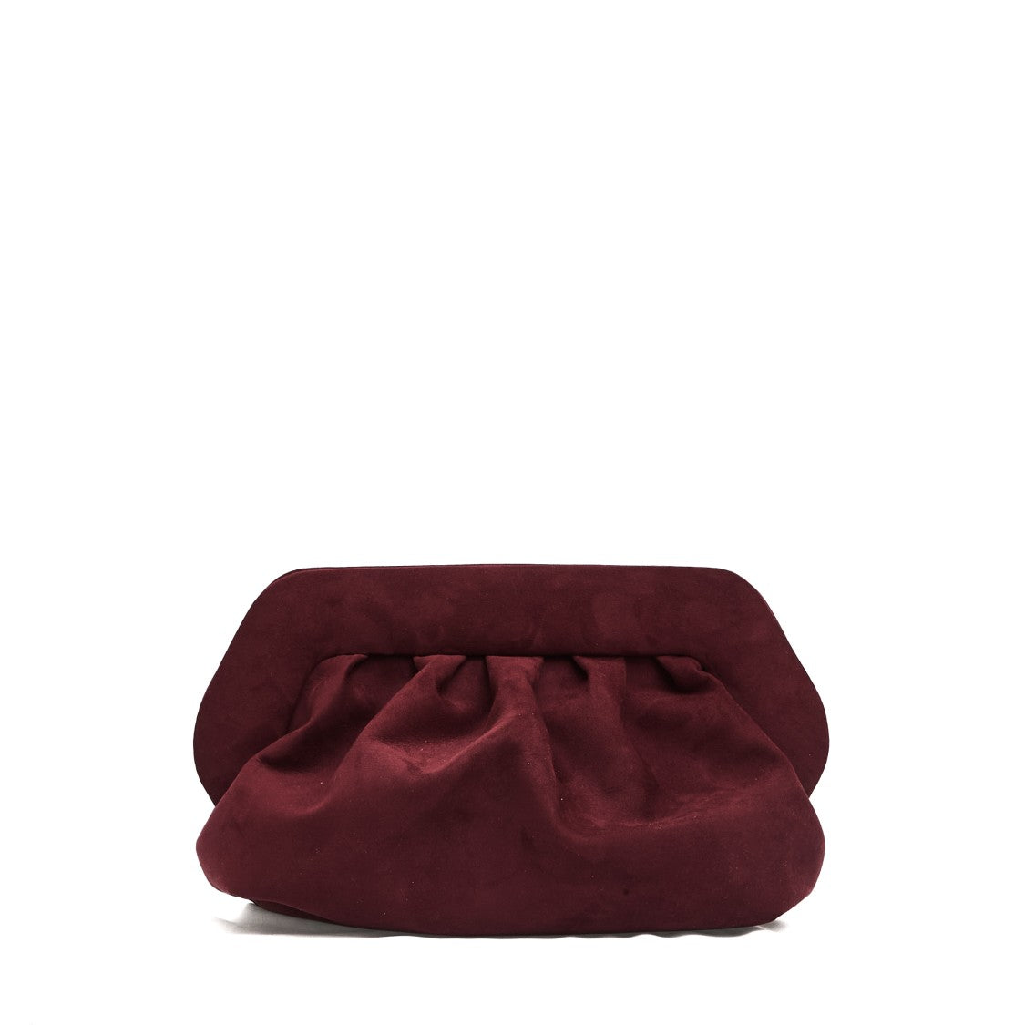 Clutch Vegan Suede Bordeaux