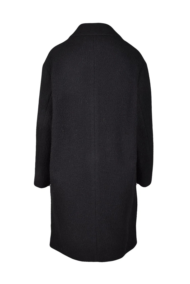 Virgin Wool Coat - Black