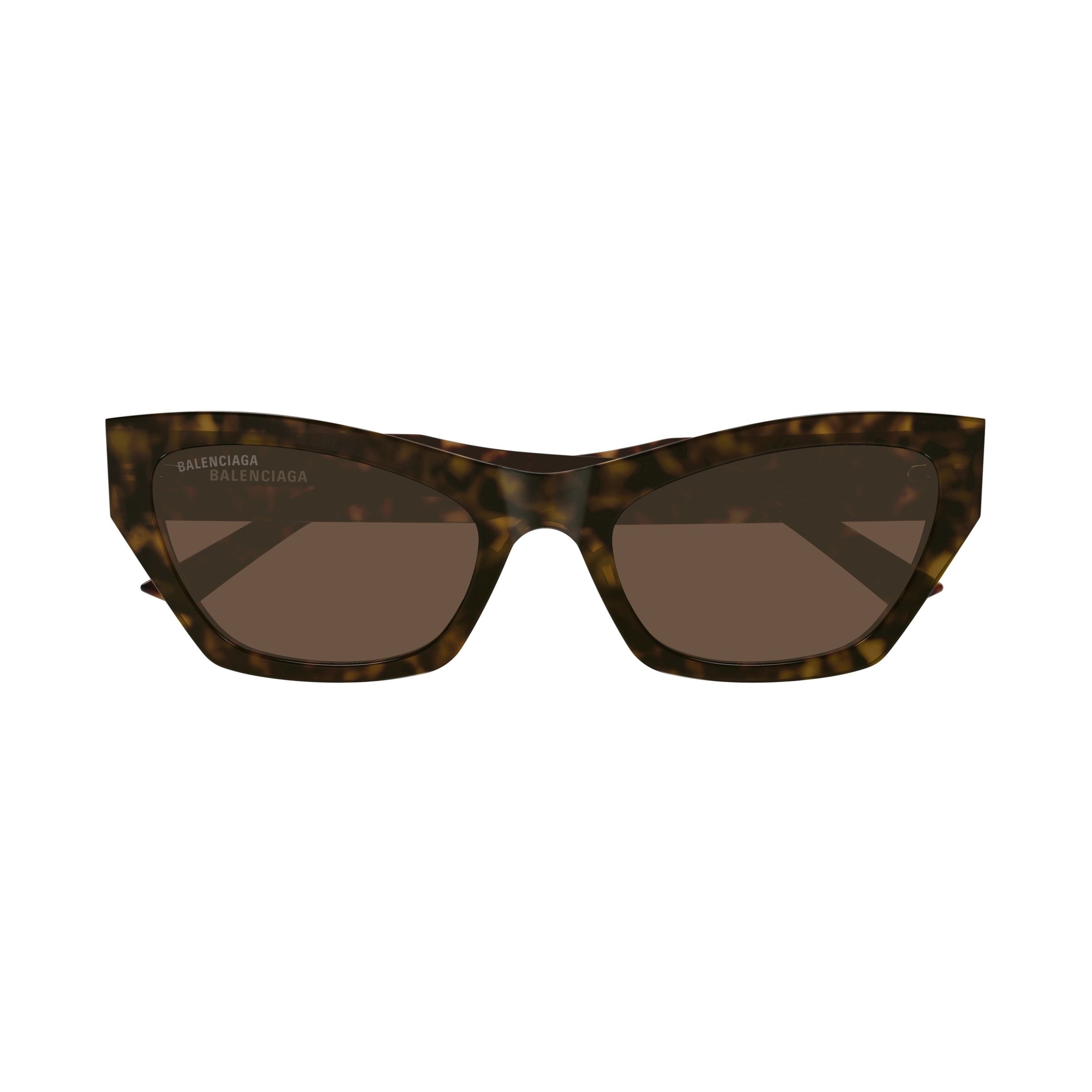 Bb0447s Angular Cat-Eye Sunglasses in Tortoiseshell Pattern
