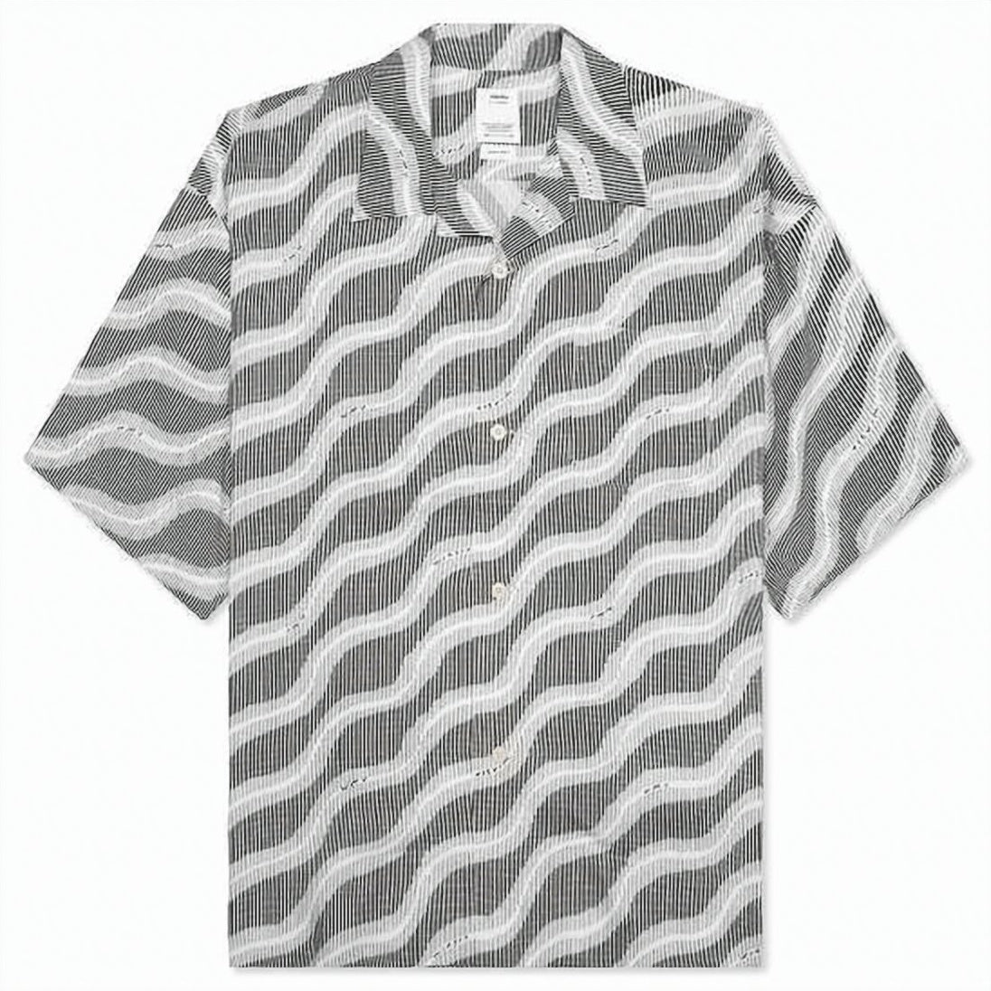 Wavy Striped Short-Sleeved Cecilie Bahnsen Shirt