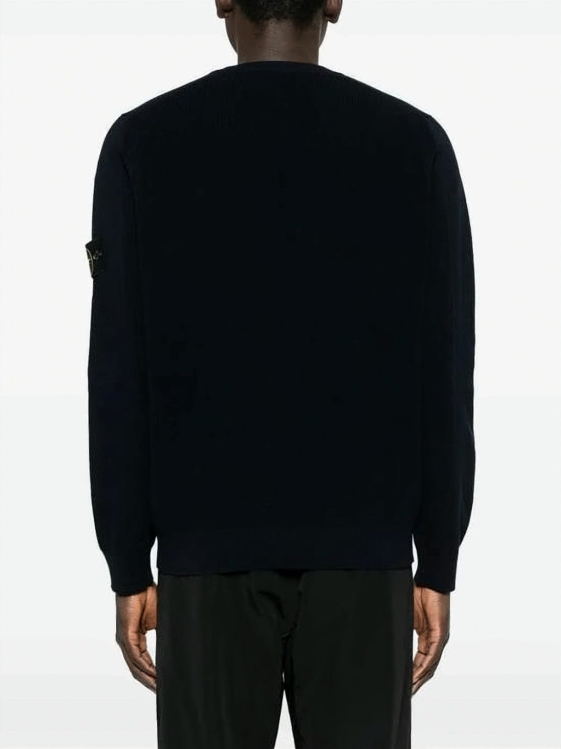 Crewneck Sweatshirt with Distinctive Patch Logo