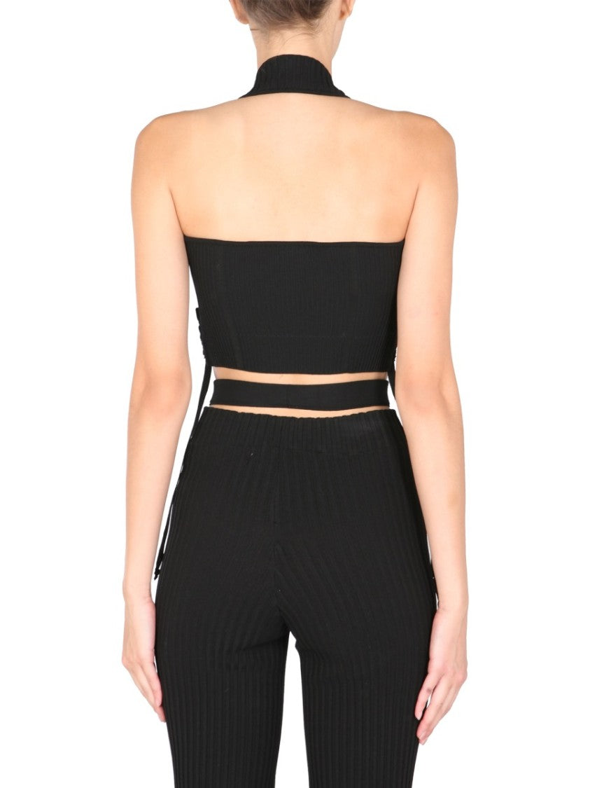 Structured Ribbed Bustier