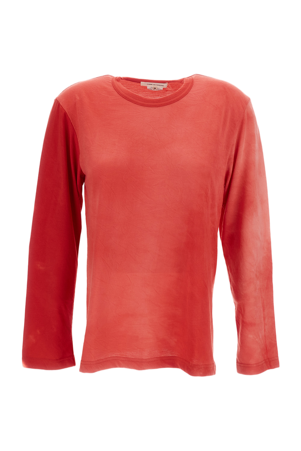 Faded Red Long Sleeve Crew-Neck T-Shirt