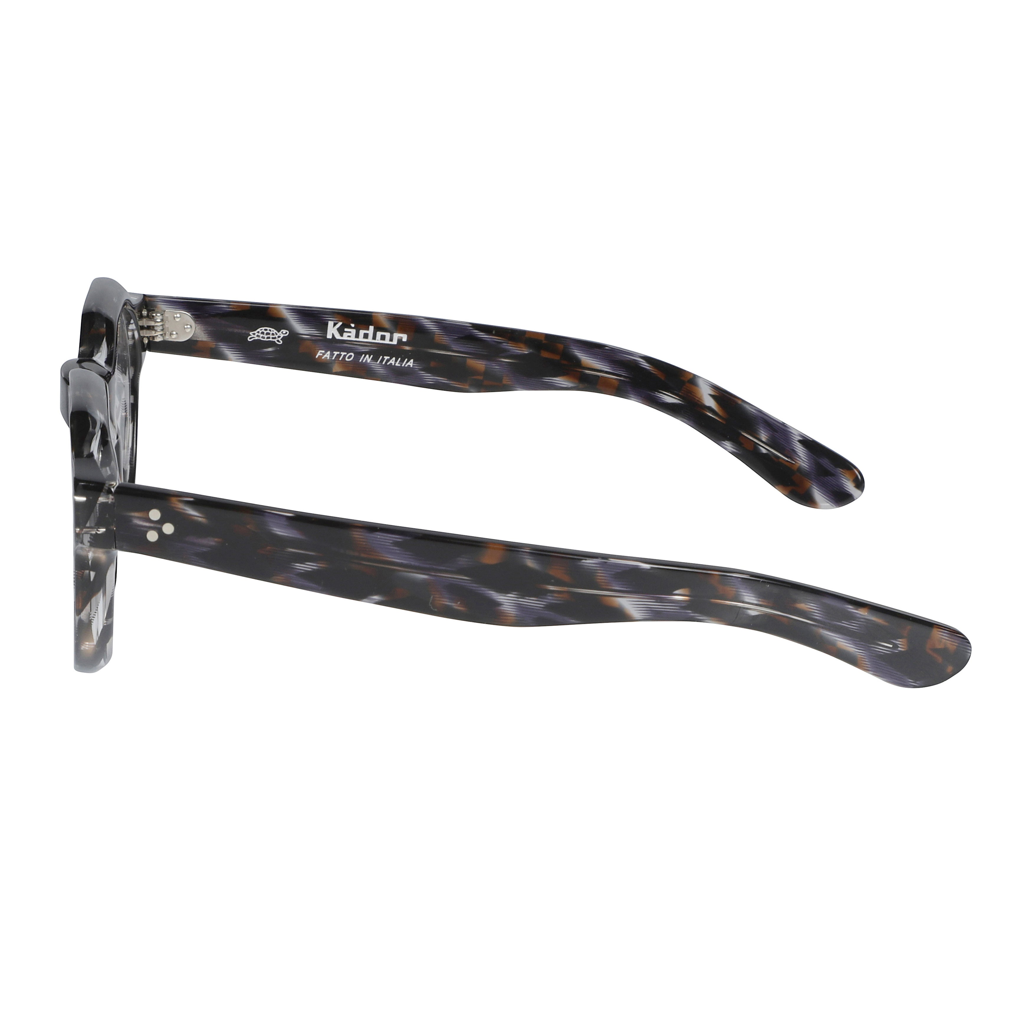 Spike Round Tortoiseshell Eyeglass Frames with Metallic Accents