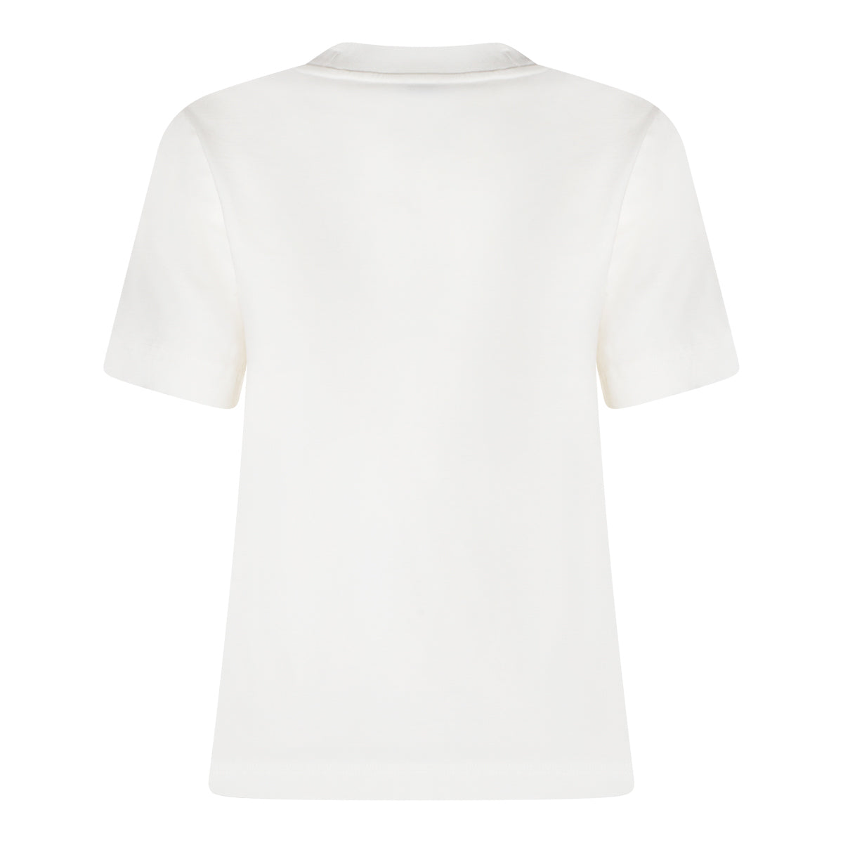 Short-Sleeve T-Shirt With Embroidered Check Logo
