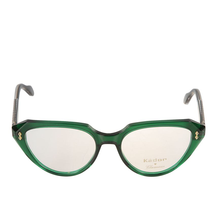 Lola Glamour Translucent Deep Green Cat-Eye Kador Eyeglasses