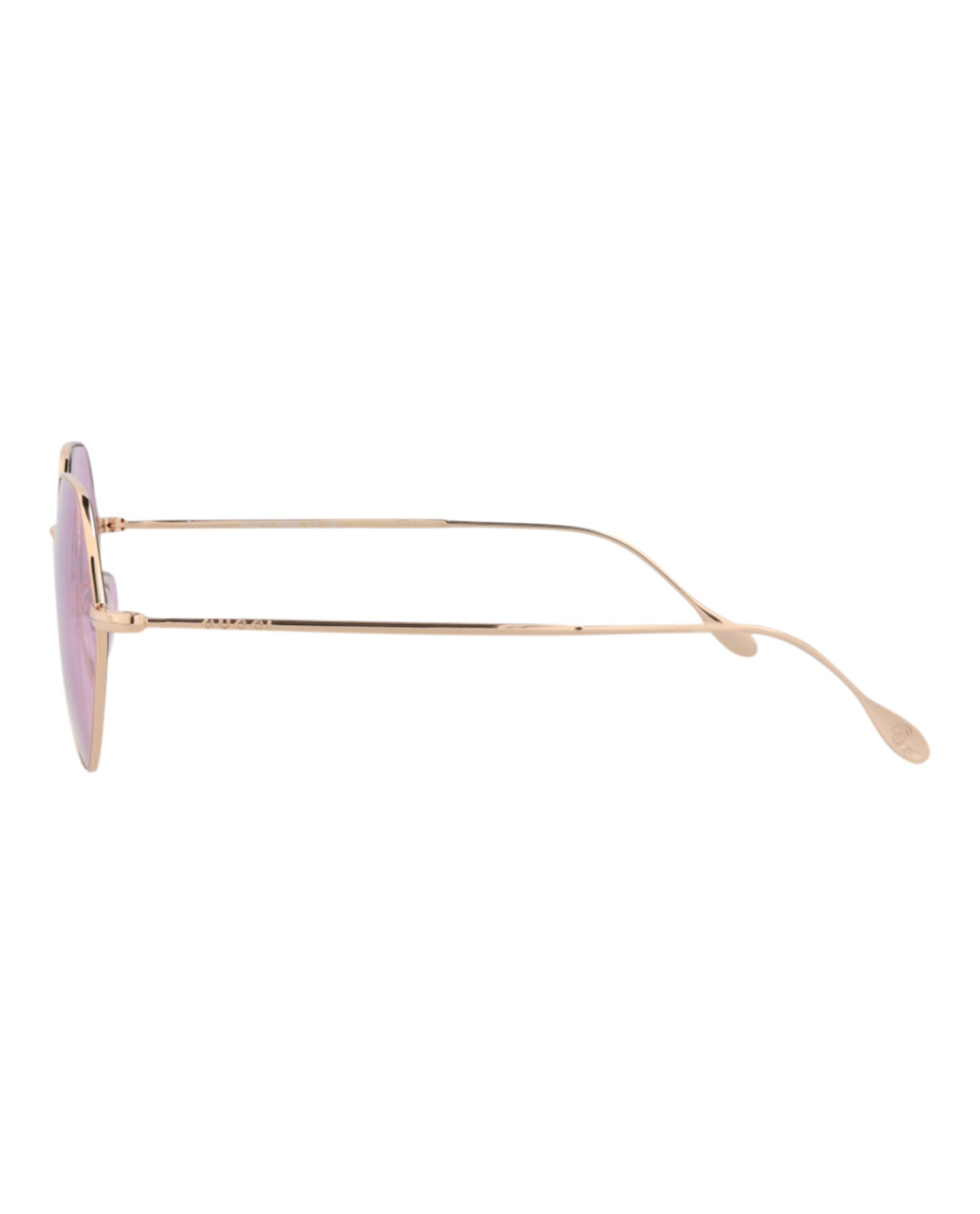 Square-Frame Metal Sunglasses