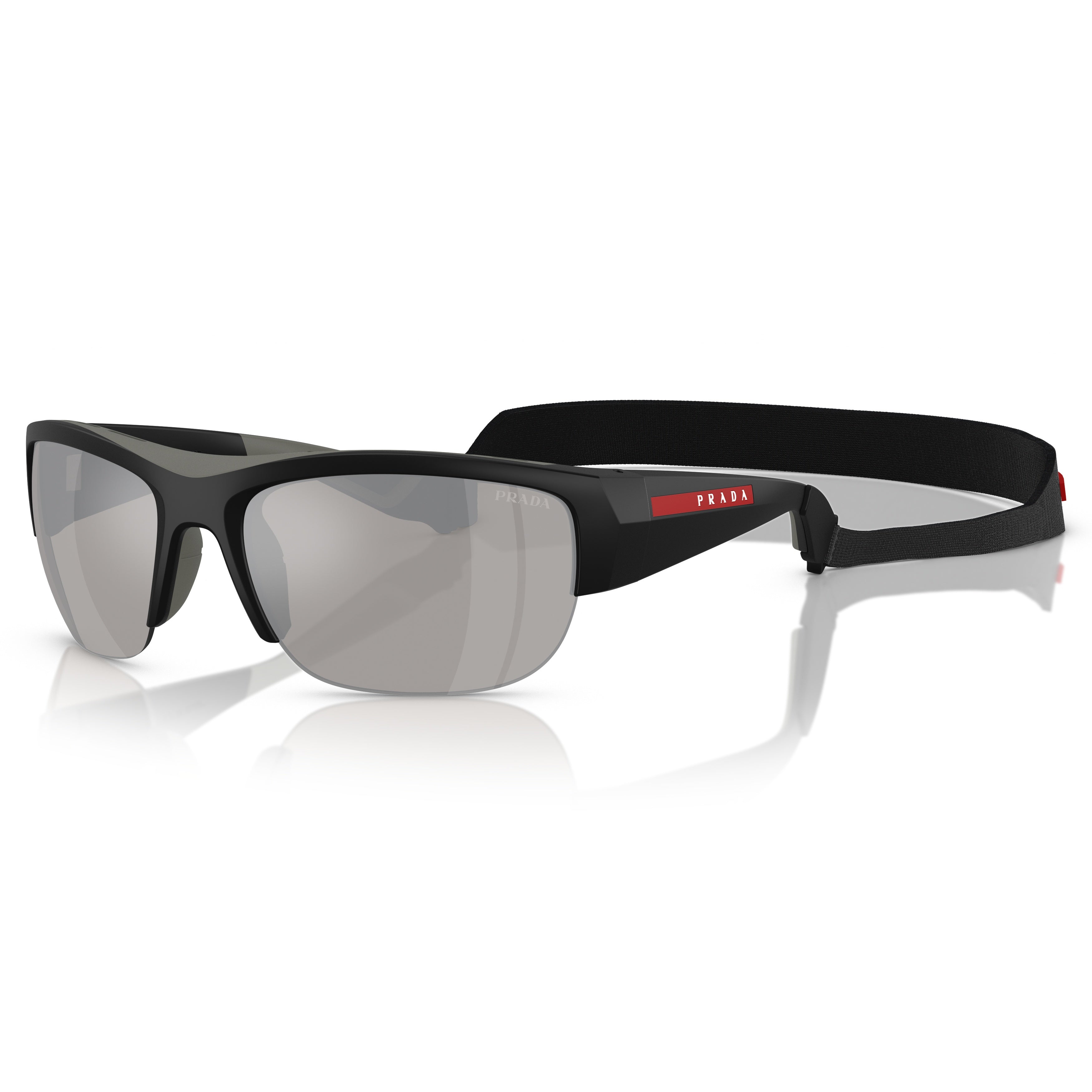 0ps A01s Sporty Black Frame Sunglasses