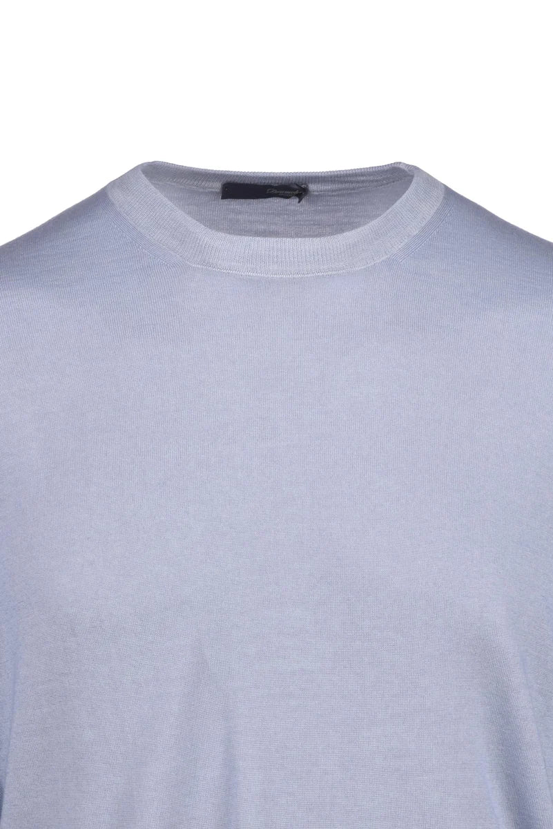 Crew Neck Sweater - Light Blue