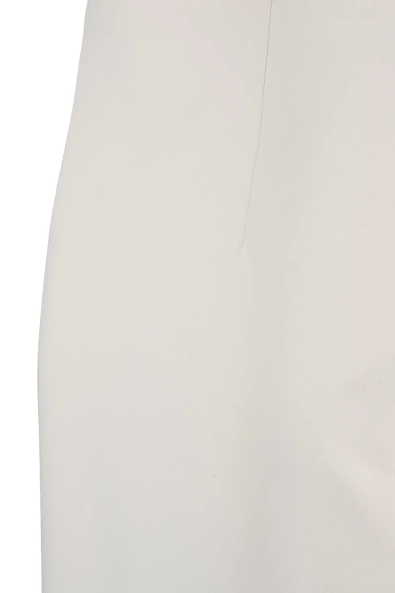White Pencil Midi Skirt