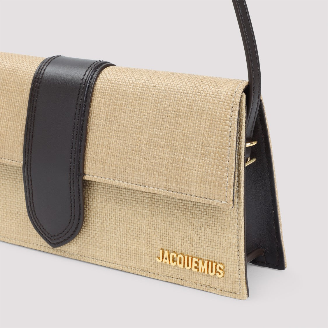 Rectangular Raffia Handbag