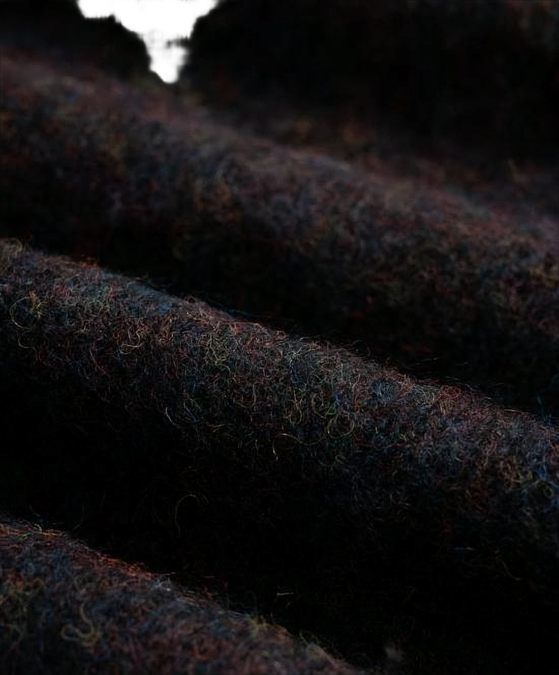 Polo Collar Wool Sweater with Textured Knit