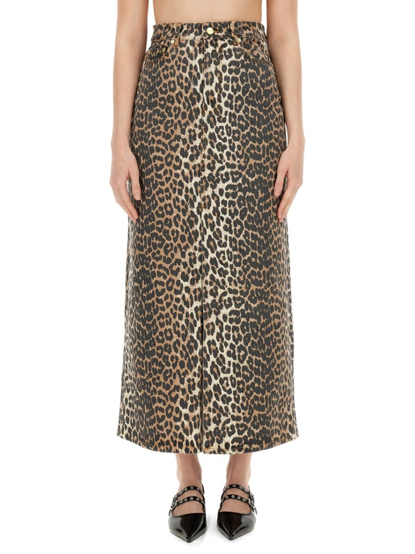 Skirt With Maxi Slit