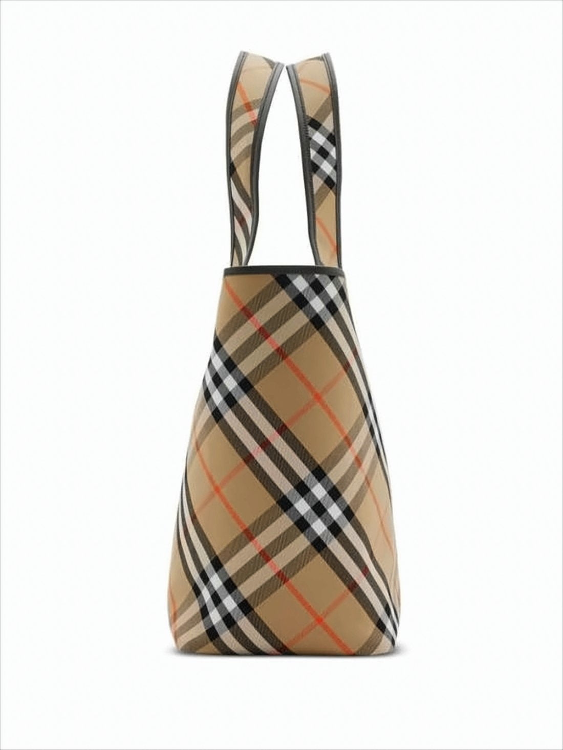 Classic Check Pattern Cotton Tote Bag
