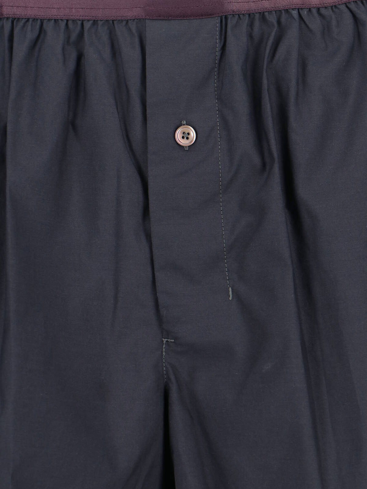 Black Silk Blend Gathered Waist Shorts