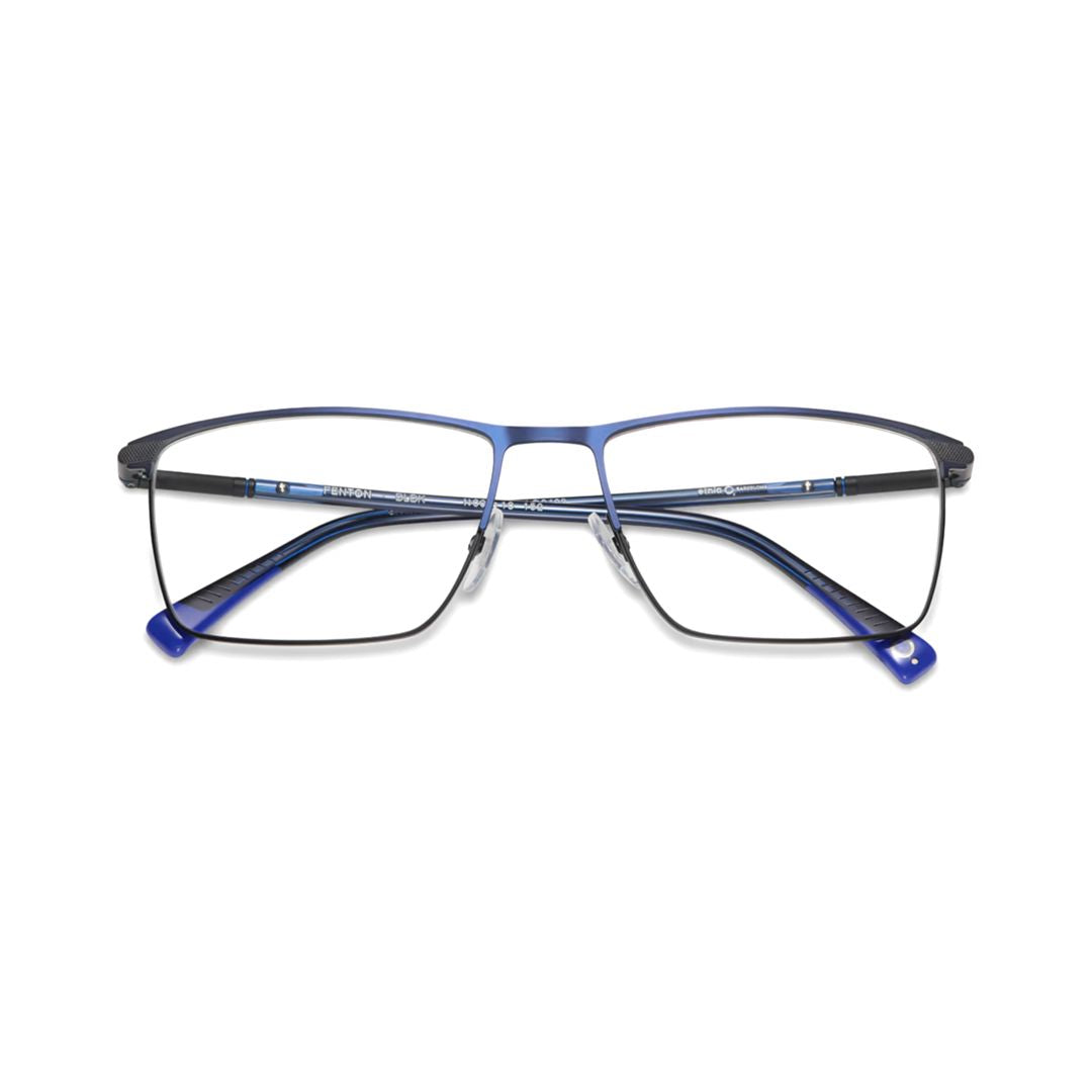 Fenton Gradient Metal Frame Eyeglasses with Adjustable Nose Pads