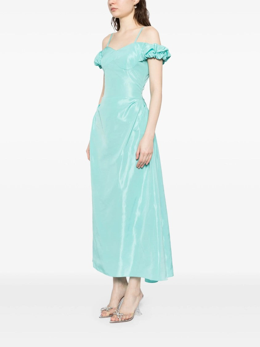 Midi Taffeta Dress