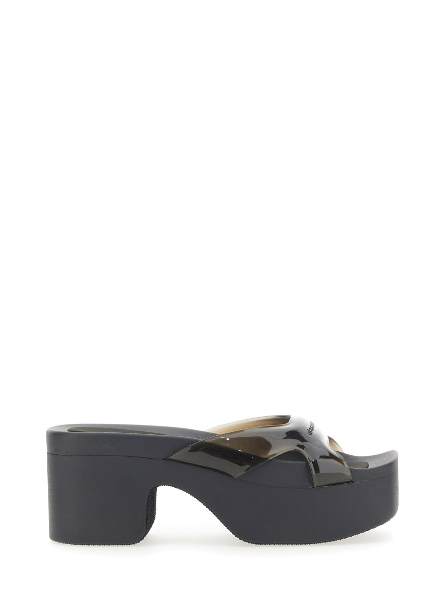 Platform Sandal With Square Toe