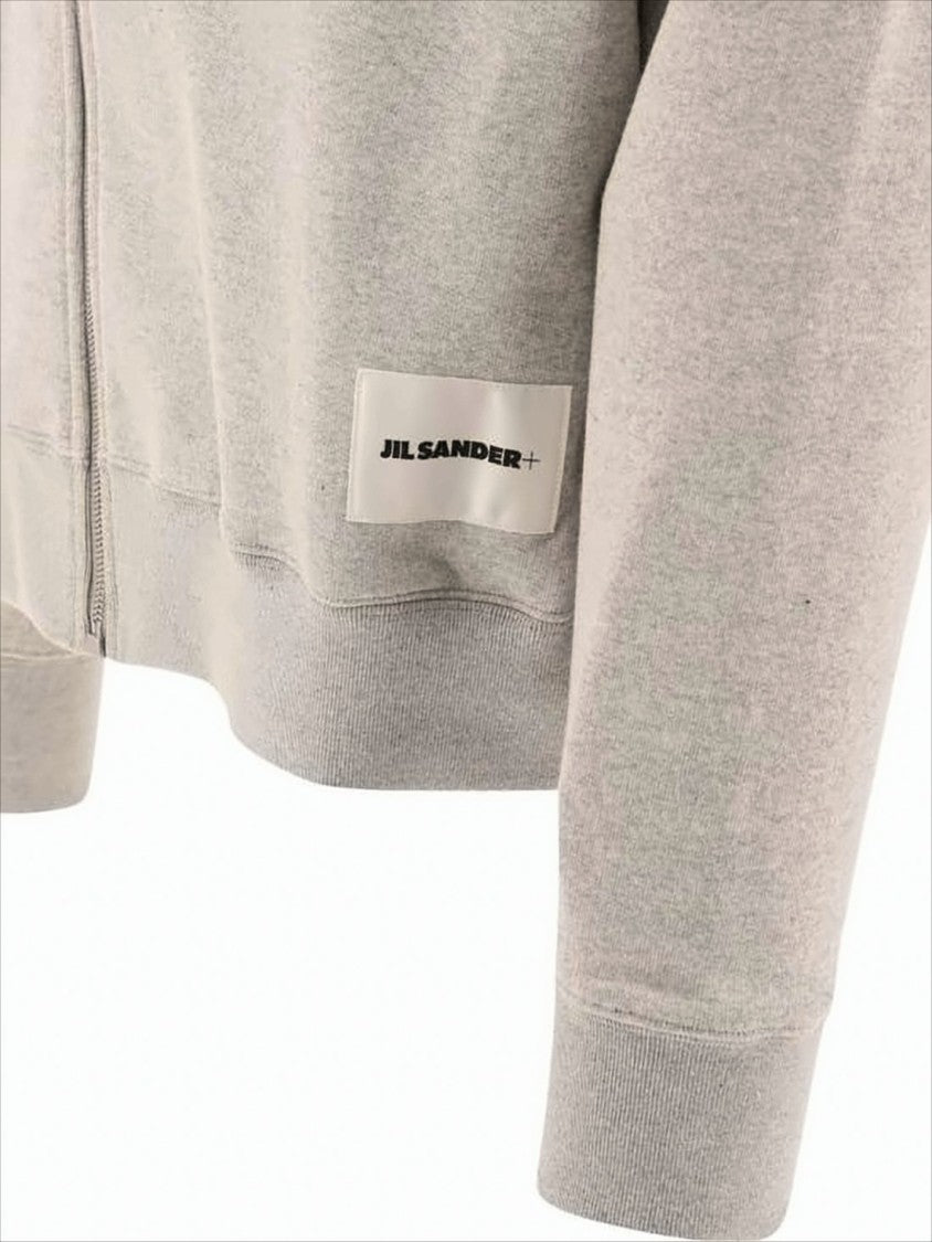 Textured Zip-Up Hoodie with Spacious Hood