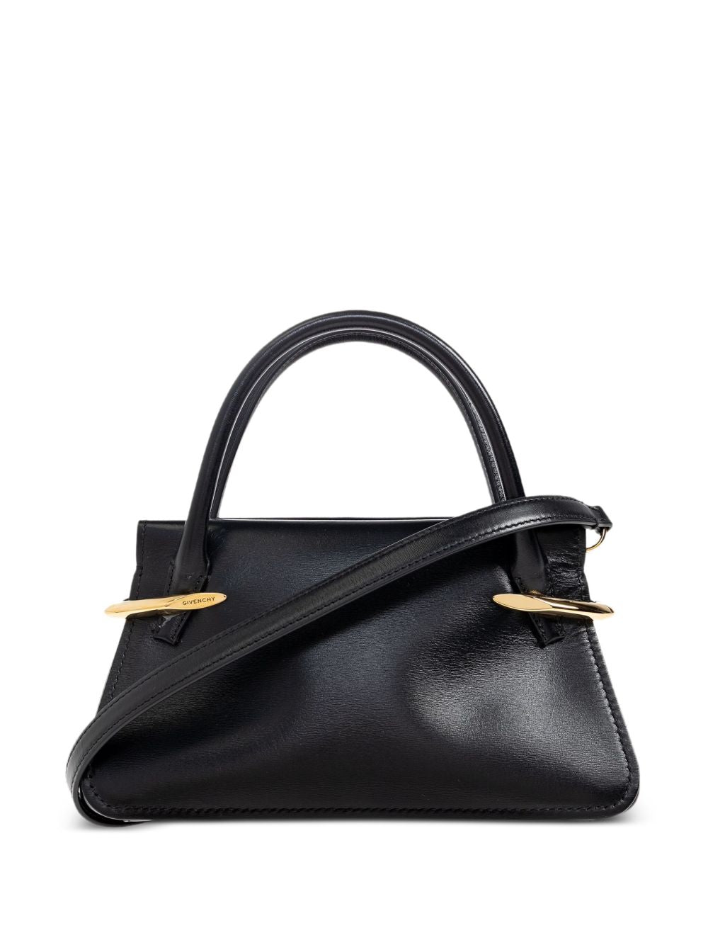 Structured Handbag with Trapezoidal Silhouette