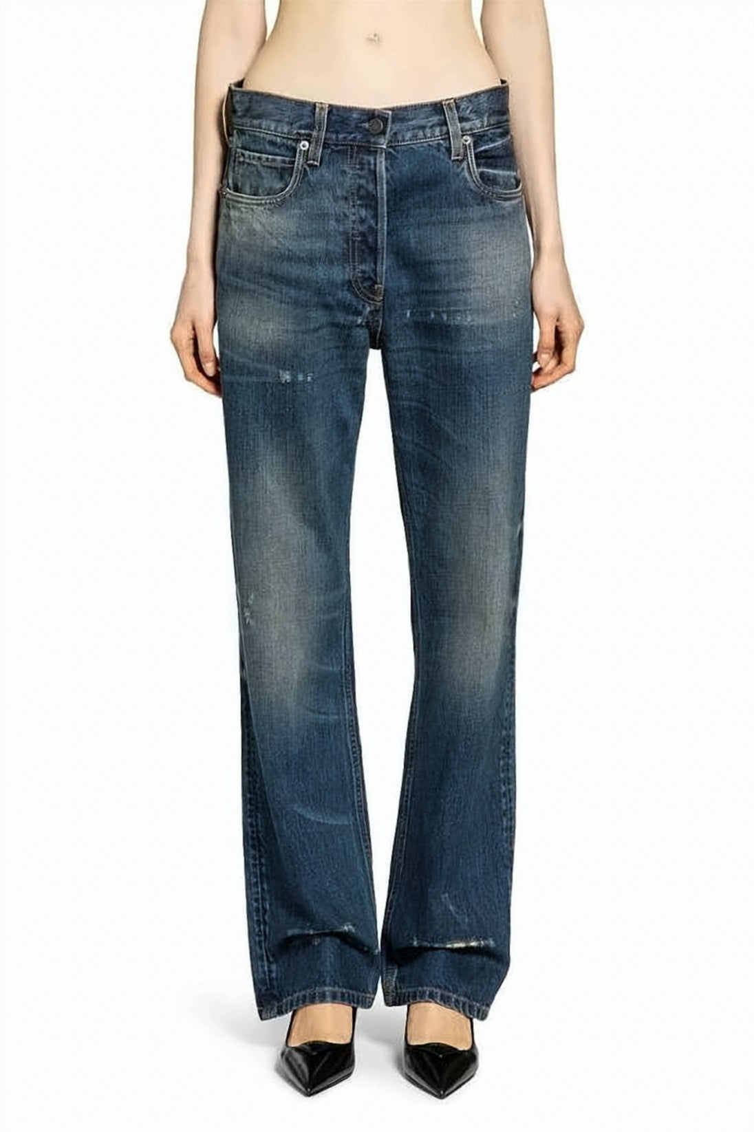 Classic Five-Pocket Denim Pants