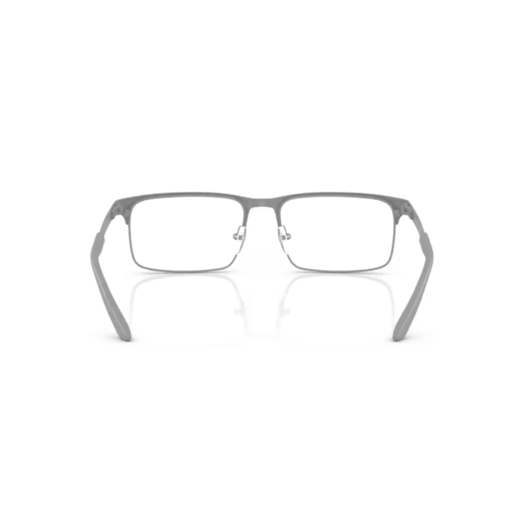 0ea1170 Rectangular Grey Eyeglasses with Thin Metal Frame