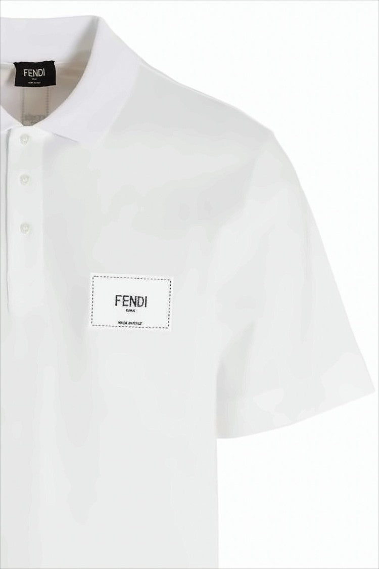Fendi Short-Sleeve Polo Shirt