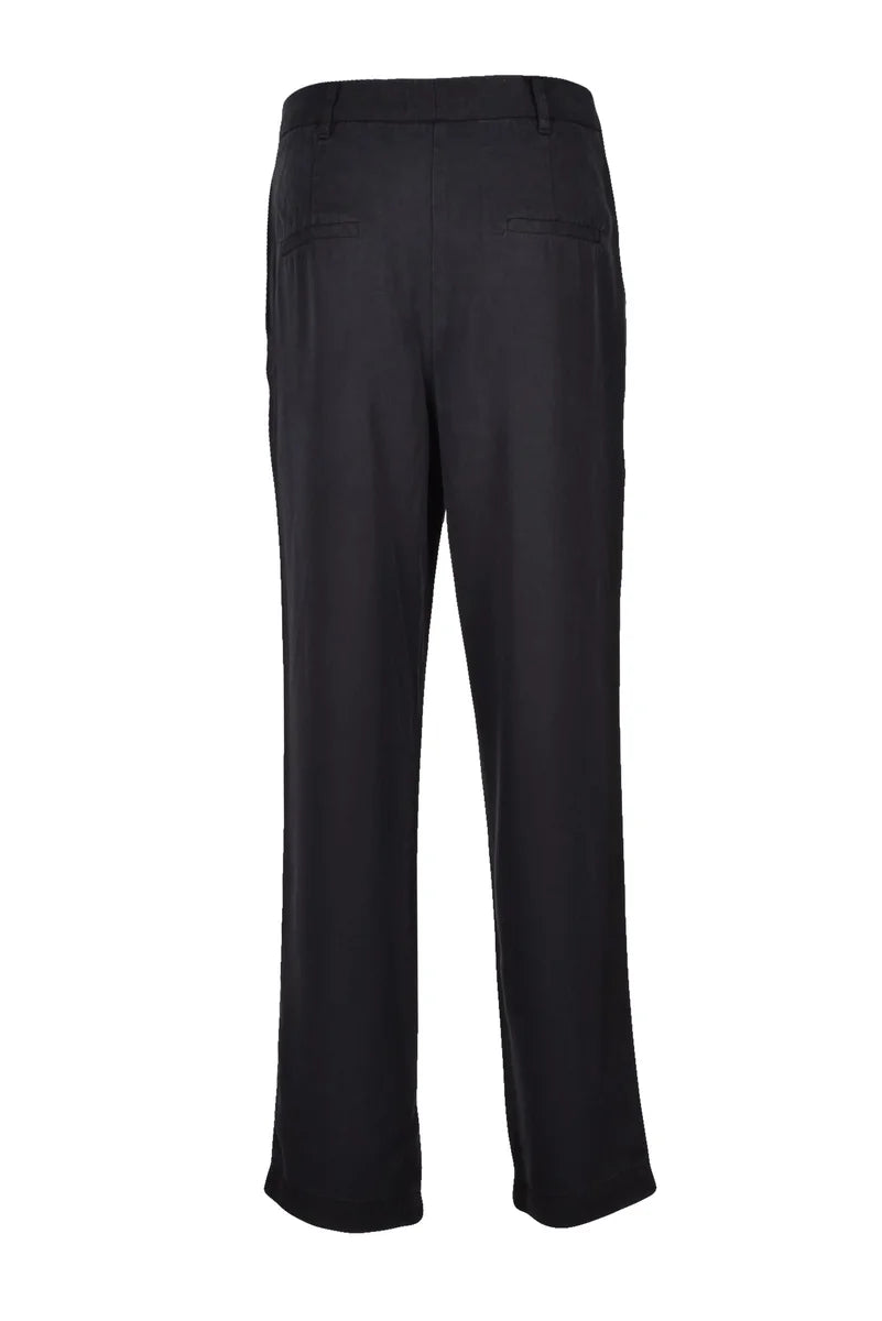 Straight-Leg Chino Pants with Cinched Waist