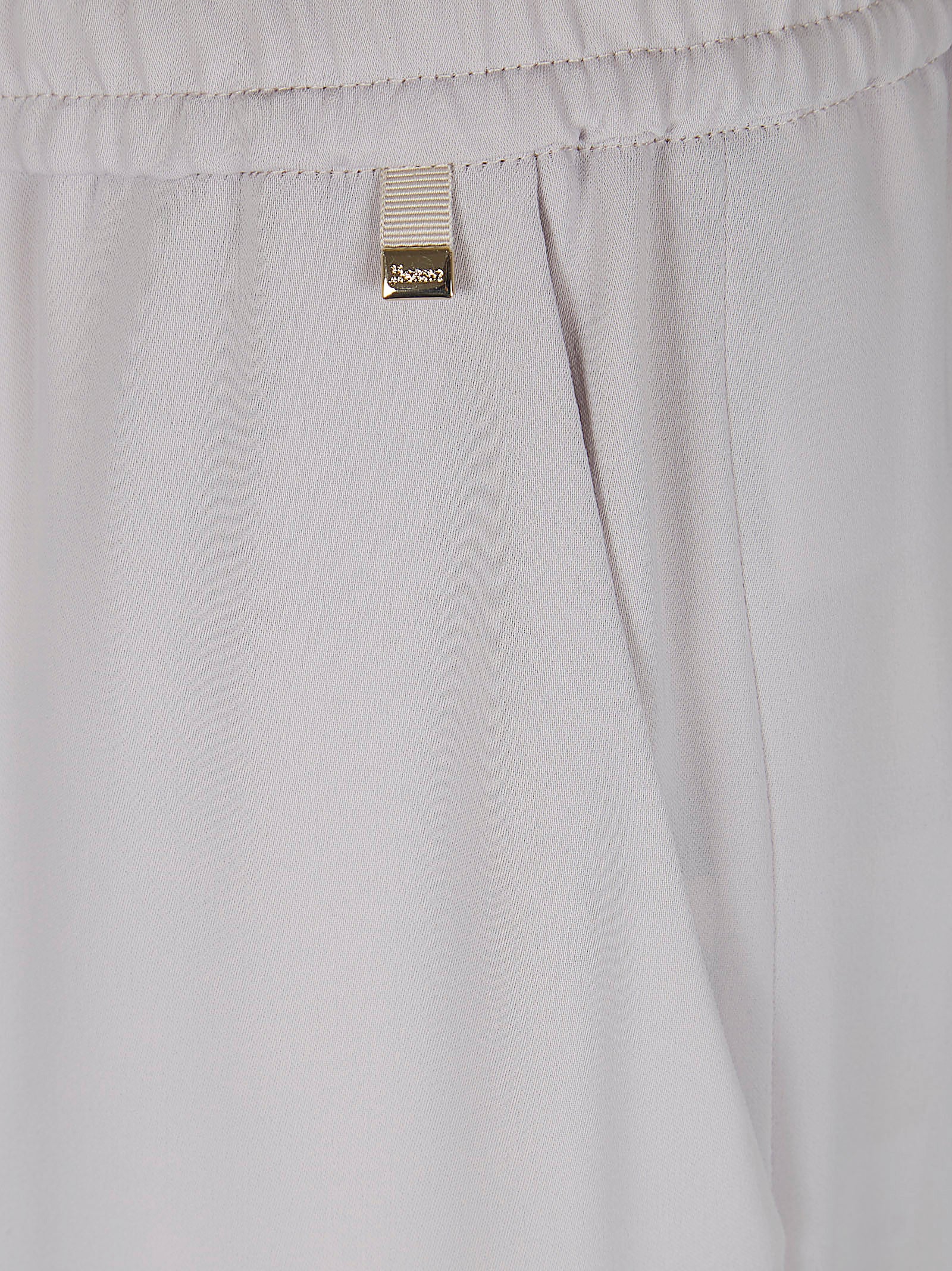 Straight-Leg Trousers with Elastic Waistband