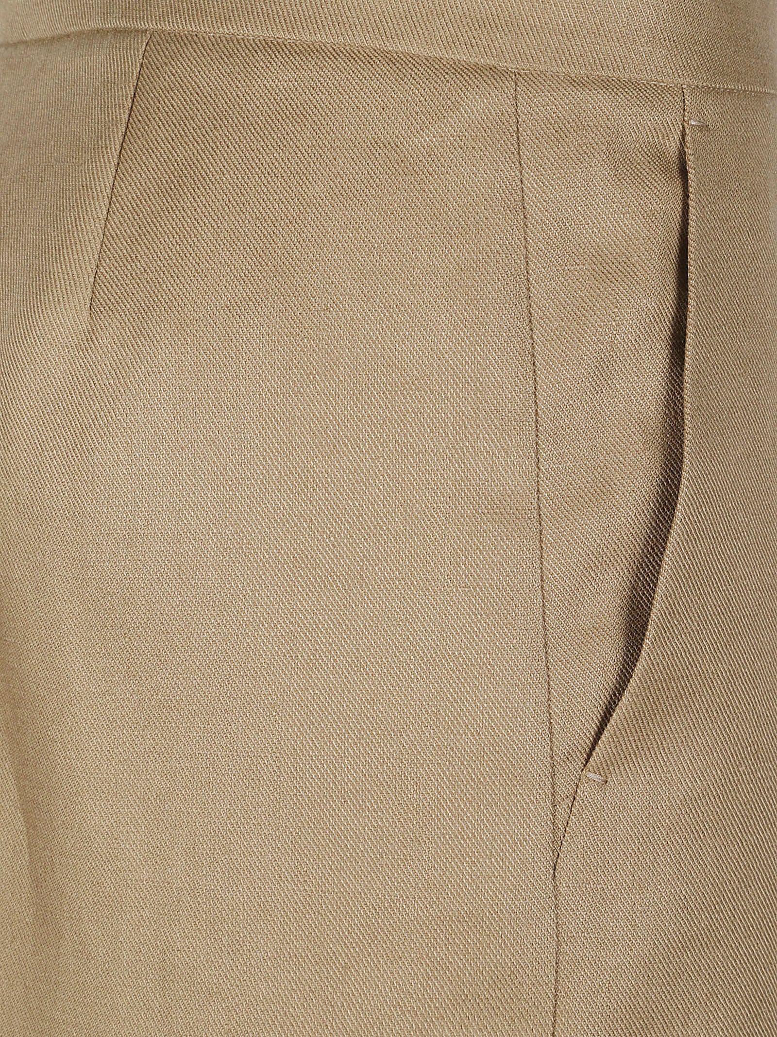 Straight-Leg Tailored Trousers