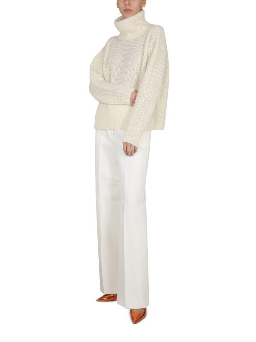 High Neck Mohair Blend Sweater