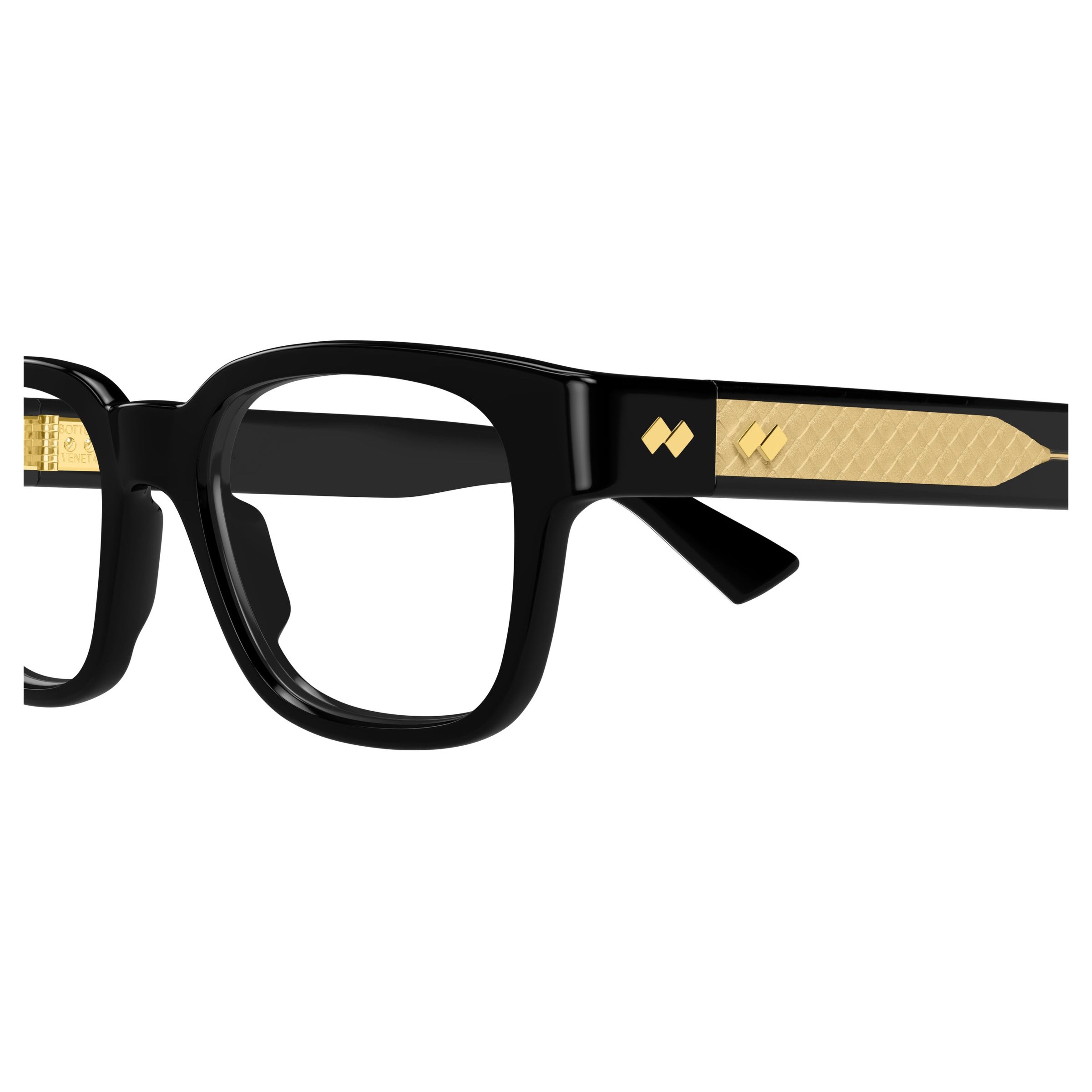 Bv1403o Rectangular Black Eyeglasses