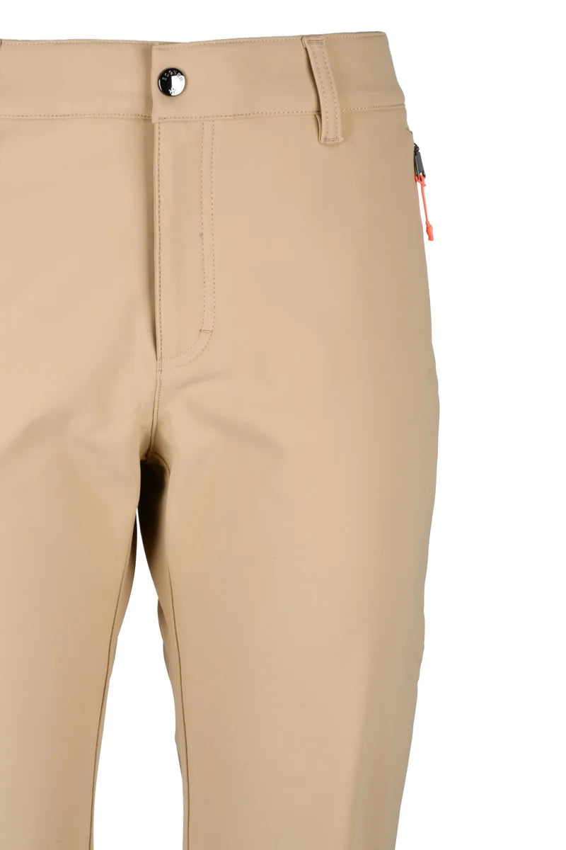 Technical Stretch Trousers - Beige
