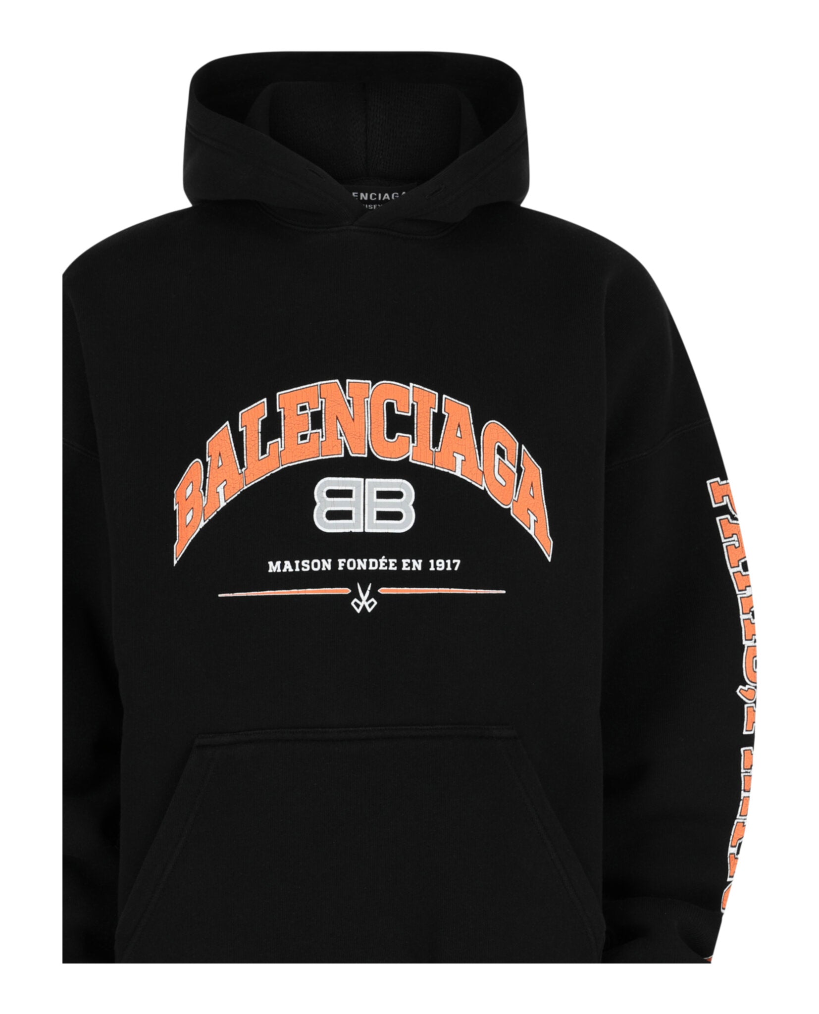 Oversized Logo Print Hoodie