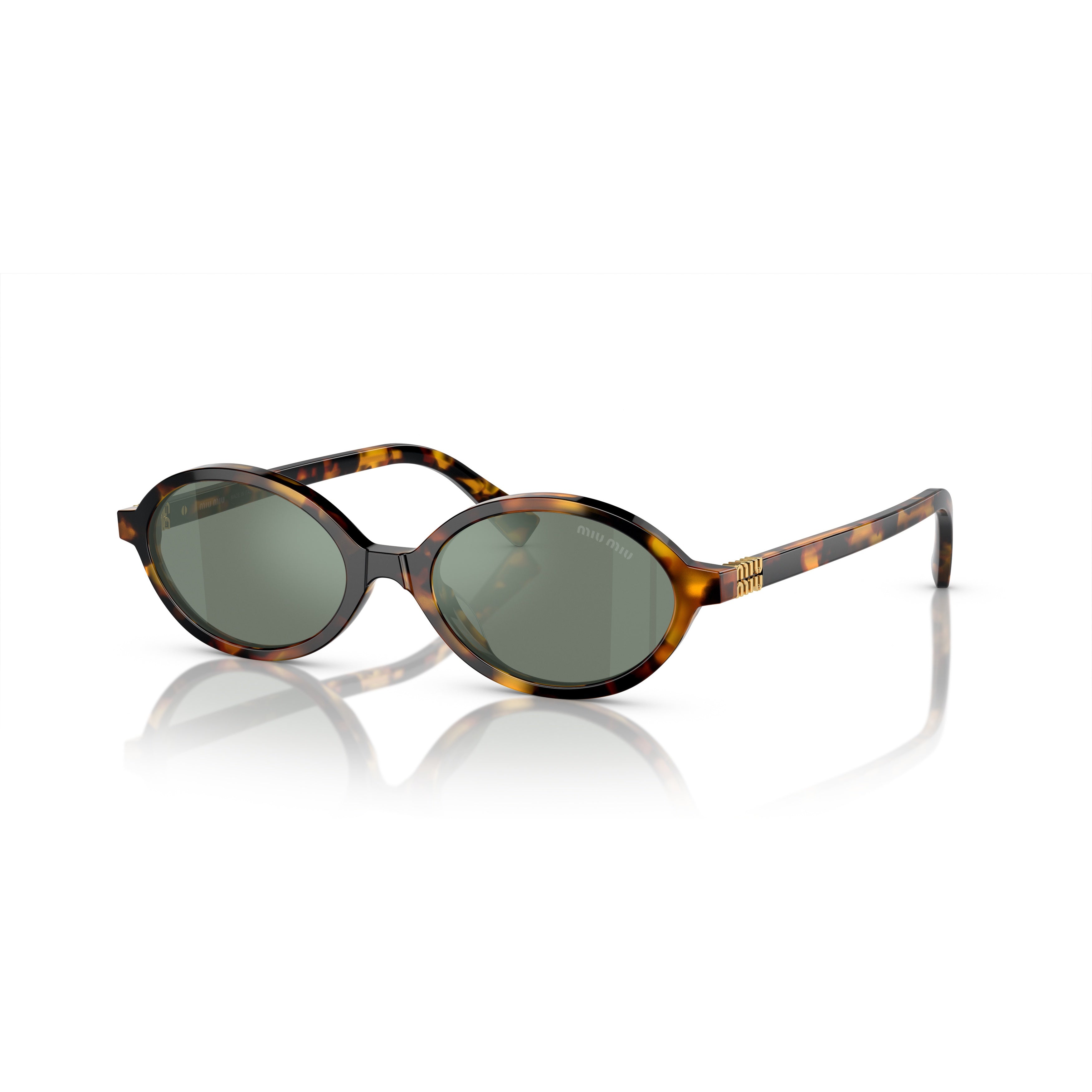 0mu 04zs Tortoiseshell Acetate Oval Sunglasses