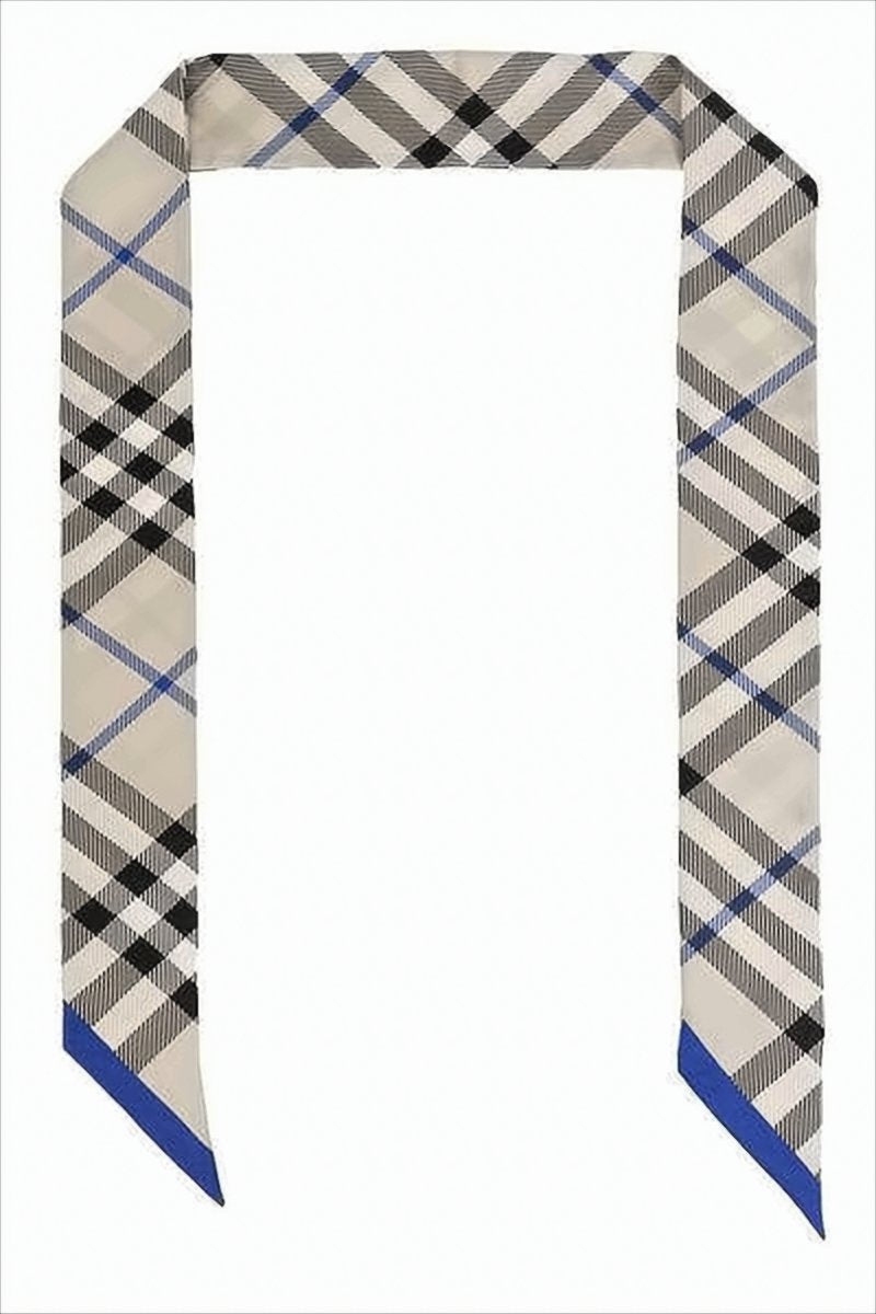 Pointed-Edge Silk Scarf