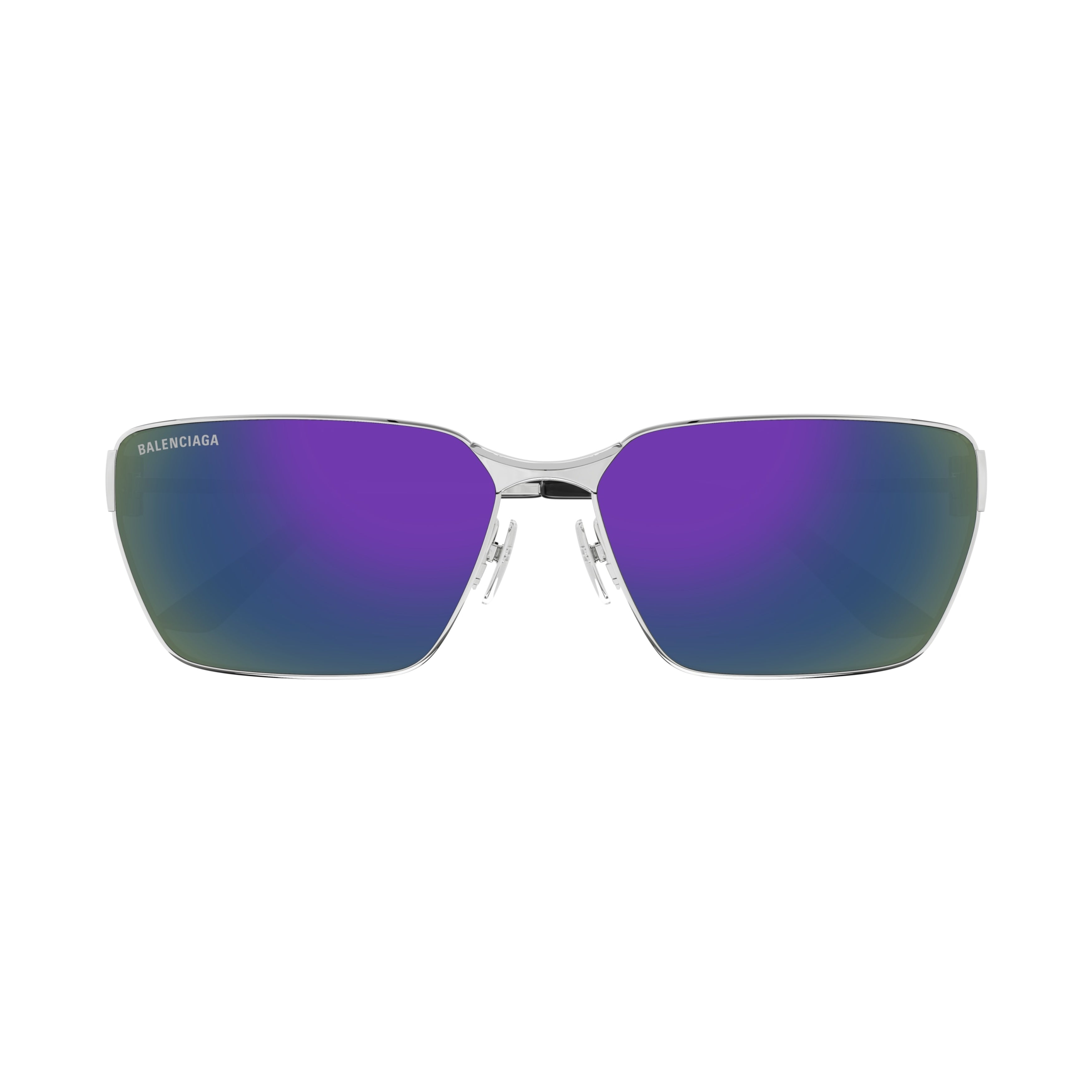 Bb0374sk Rectangular Metal Frame Sunglasses
