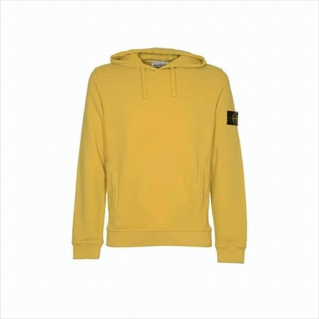 Hooded Sweatshirt In Solid Mustard Yellow