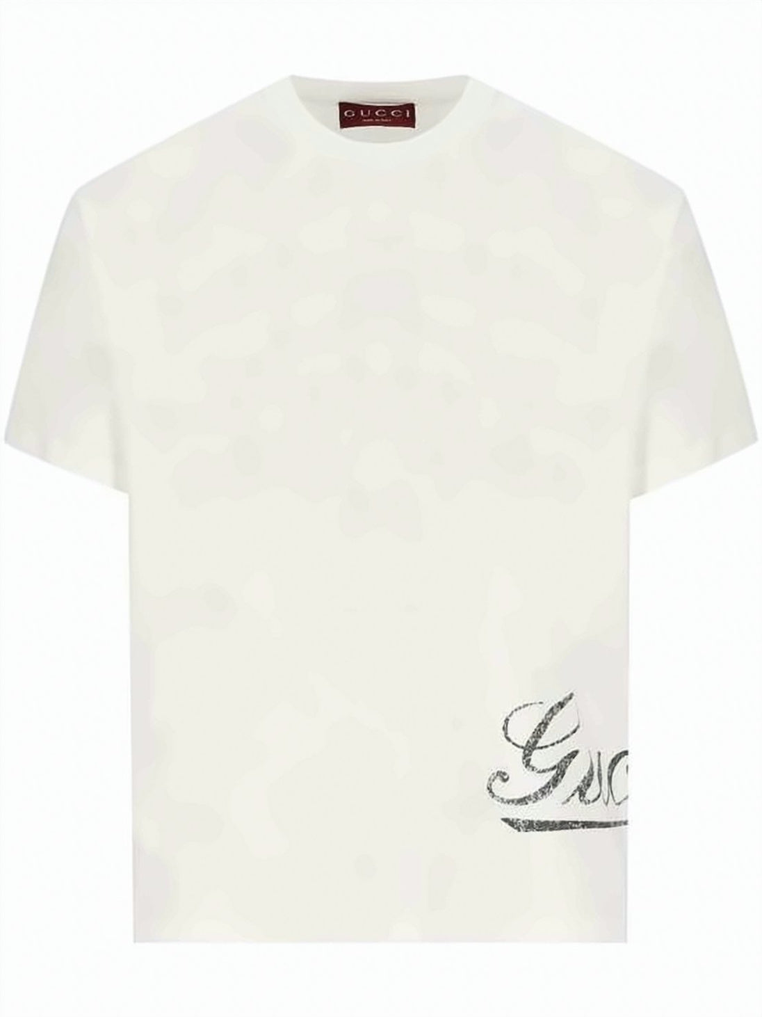 Cotton Jersey T-Shirt with Subtle Print Detail