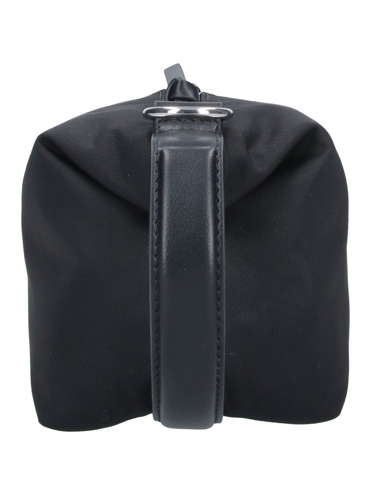 Black Wash Bag Fabric Zip Pouch