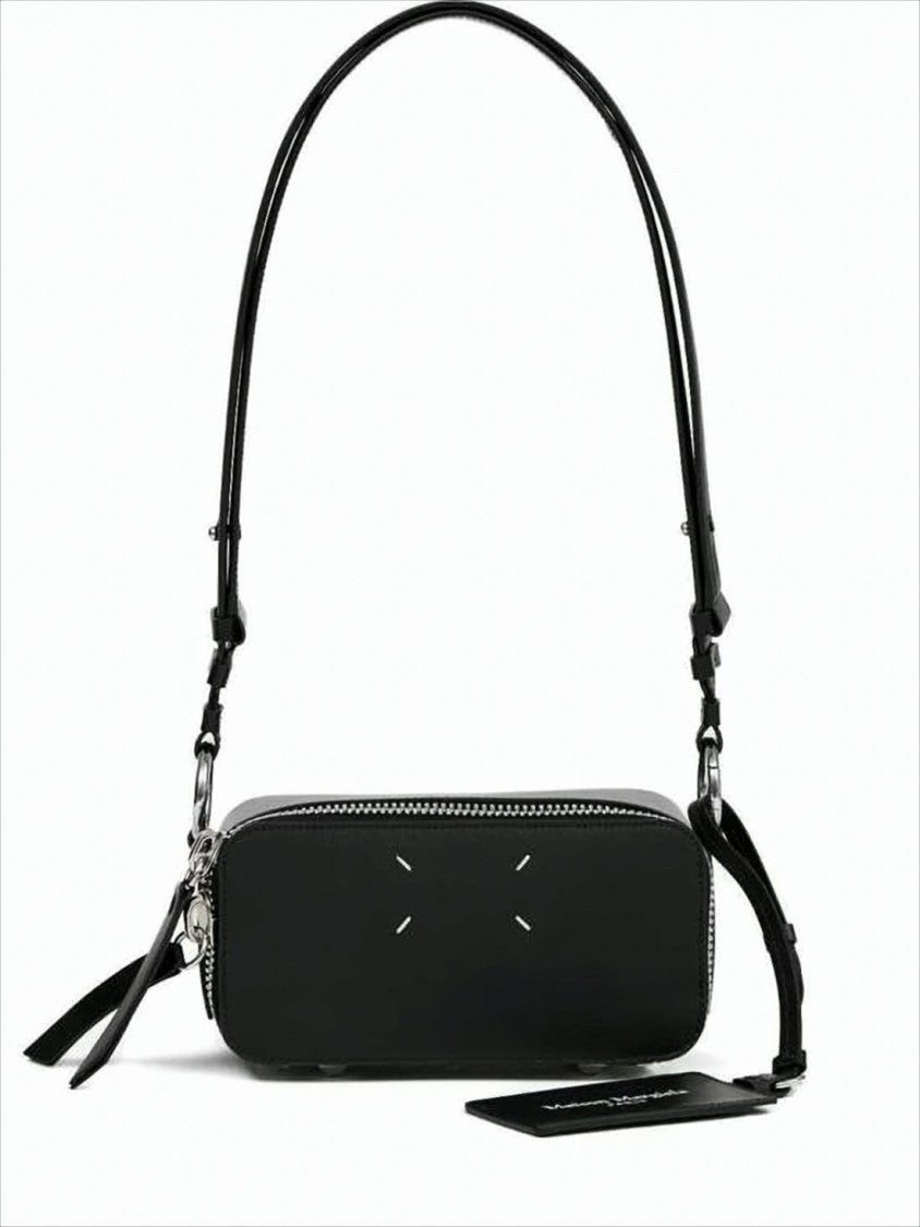 Smooth Cowhide Leather Crossbody Bag