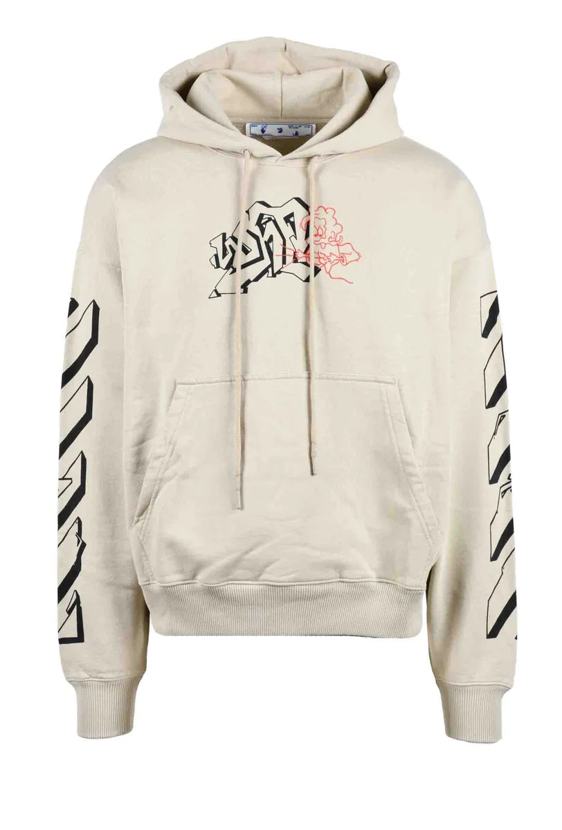 Cotton Sweatshirt - Beige